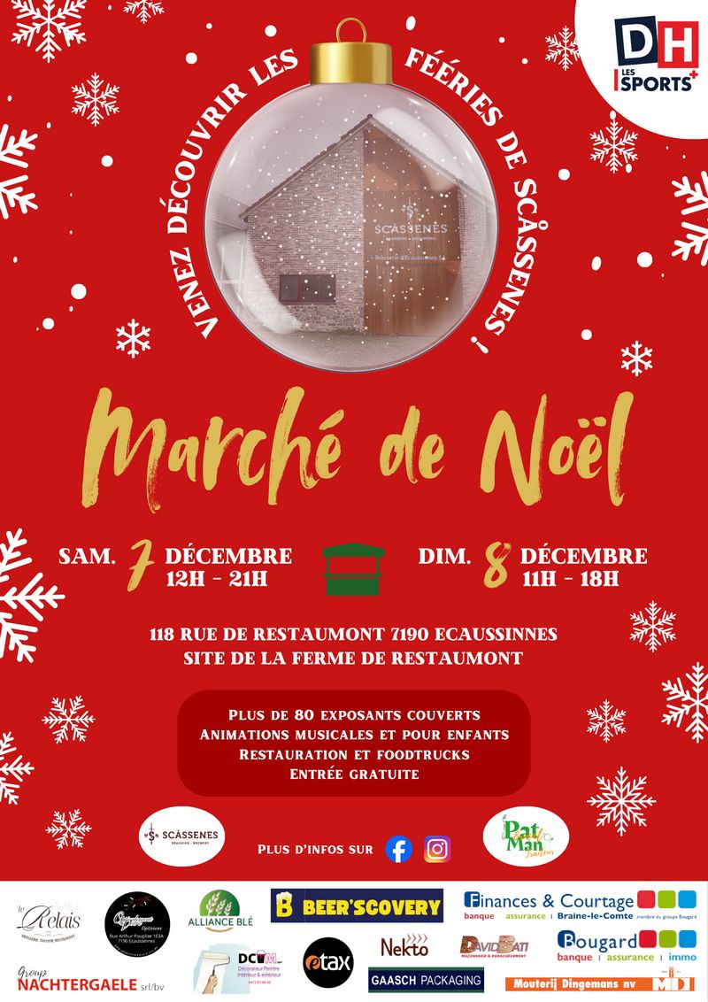 Affiche Marché de Noël Scassenes