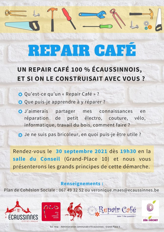 Repair Café   Septembre 2021